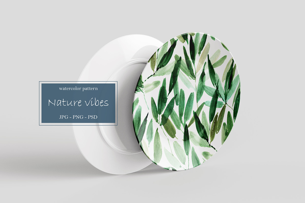 Nature vibes - seamless pattern, a Pattern Graphic by Katerina Tova (Photo 4 of 16)