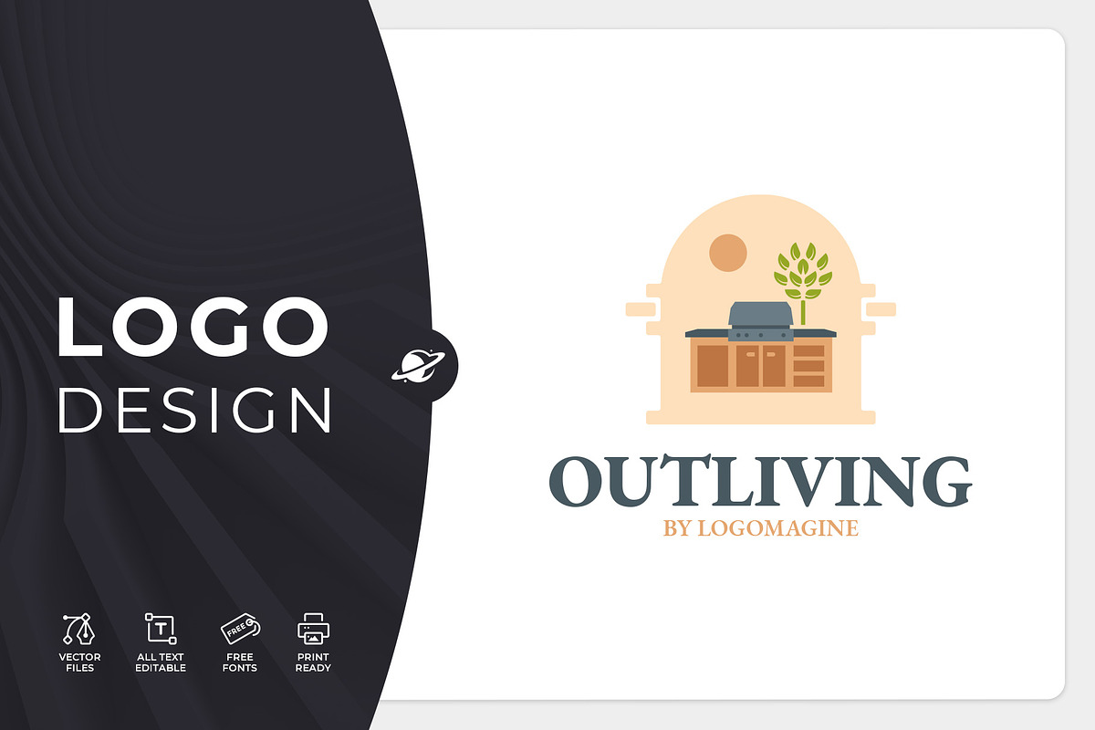 Outdoor Living Logo Template, a Branding & Logo Template by LOGOMAGINE (Photo 1 of 16)