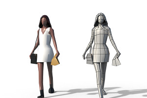 Low Poly Girls Pack