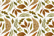 Watercolor Autumn Leaves Bundle, an Illustration by Helga Wigandt (Thumbnail 8 of 18)