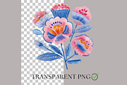 Abstract Boho Flowers Clipart Bundle, a Decorative Illustration by Nicole Branger Art (Thumbnail 5 of 20)