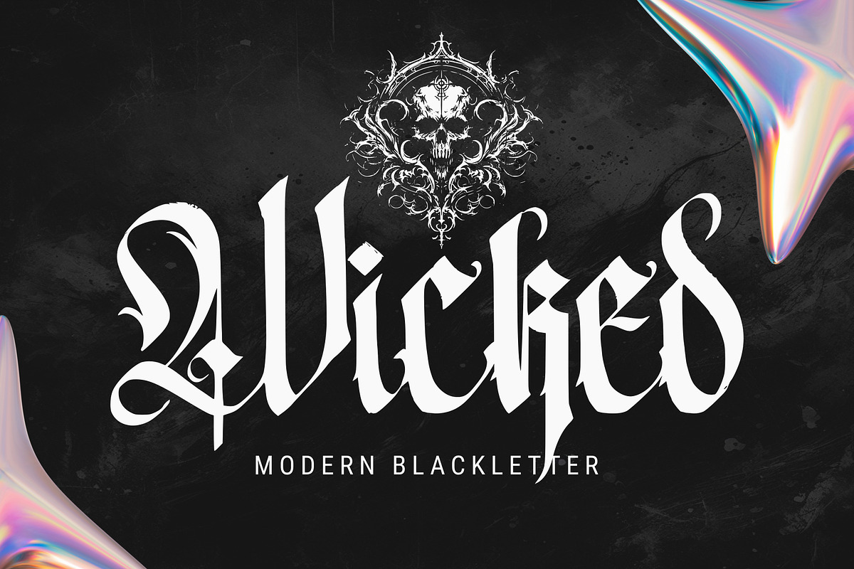 Night Prayer Blackletter Font, a Blackletter Font by Vampstudio (Photo 6 of 13)