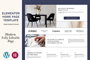 Home Page Elementor Template WP, a Landing Page Template by Eva Cogollos Studio (Thumbnail 1 of 5)