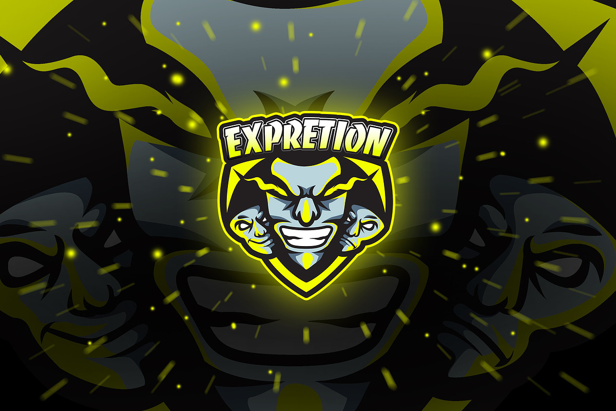 EXPRETION - Mascot & Esport Logo, a Branding & Logo Template by AQR Studio