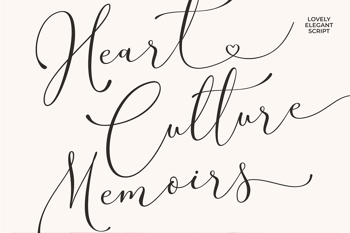 Silver Future - Romantic Script, a Script Font by Sans & Sons (Photo 5 of 7)