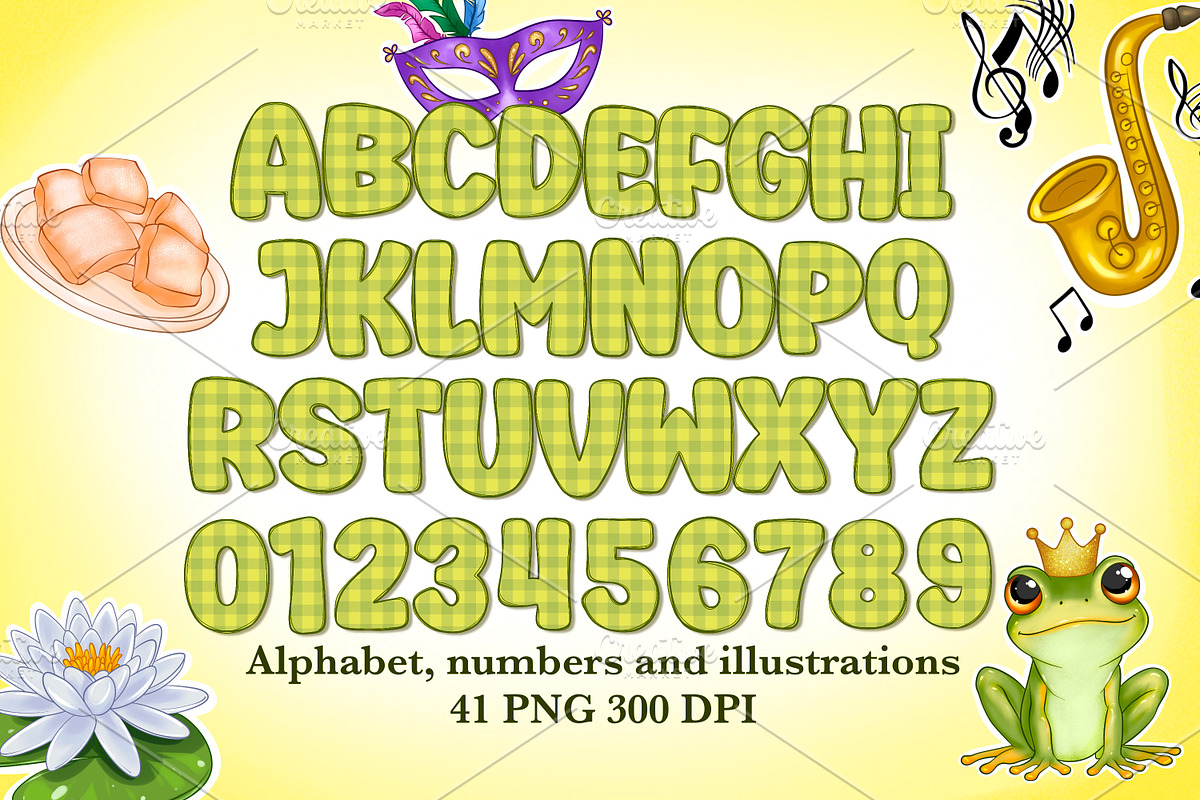 Princess alphabet clipart bundle, a Decorative Illustration by LoLoArt (Photo 1 of 3)