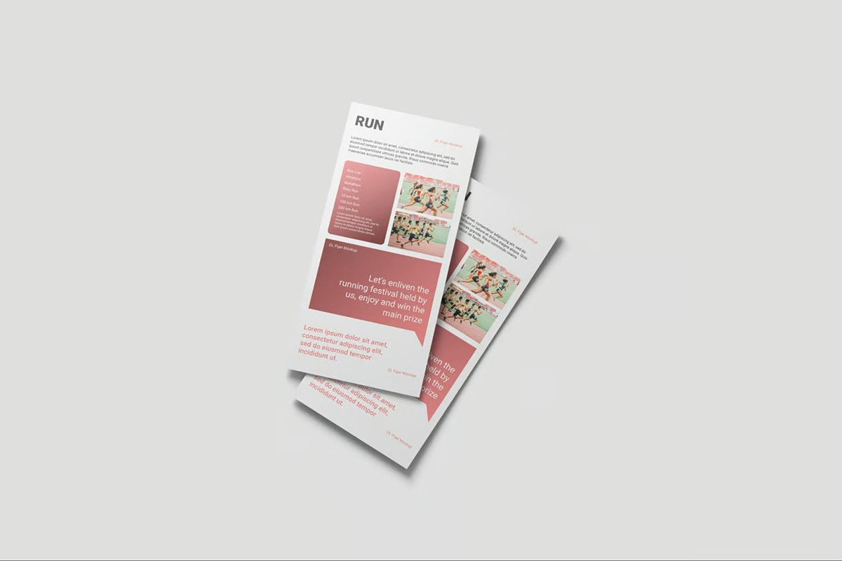 DL Flyer Mockup, an Advertising Mockup by Se٧enStudio (Photo 5 of 5)