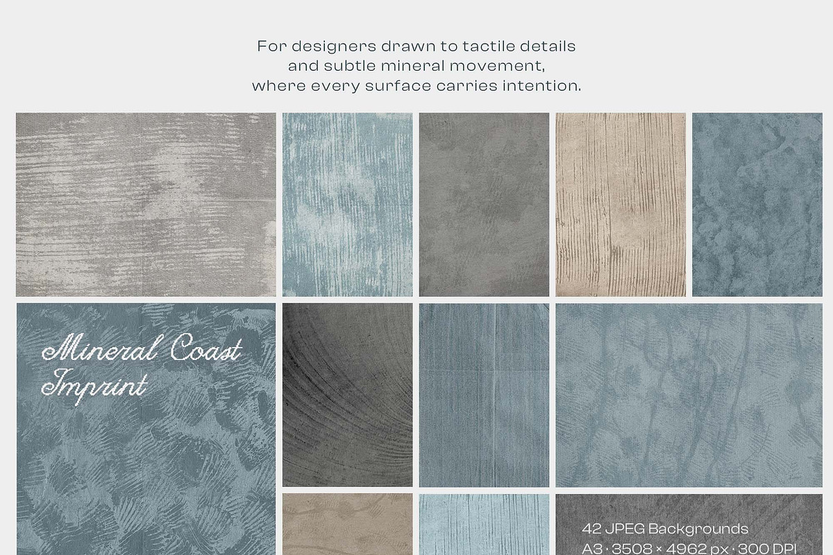 Mineral Coast Imprint backgrounds, a Texture Graphic by DigARTbyHavroshka (Photo 12 of 15)