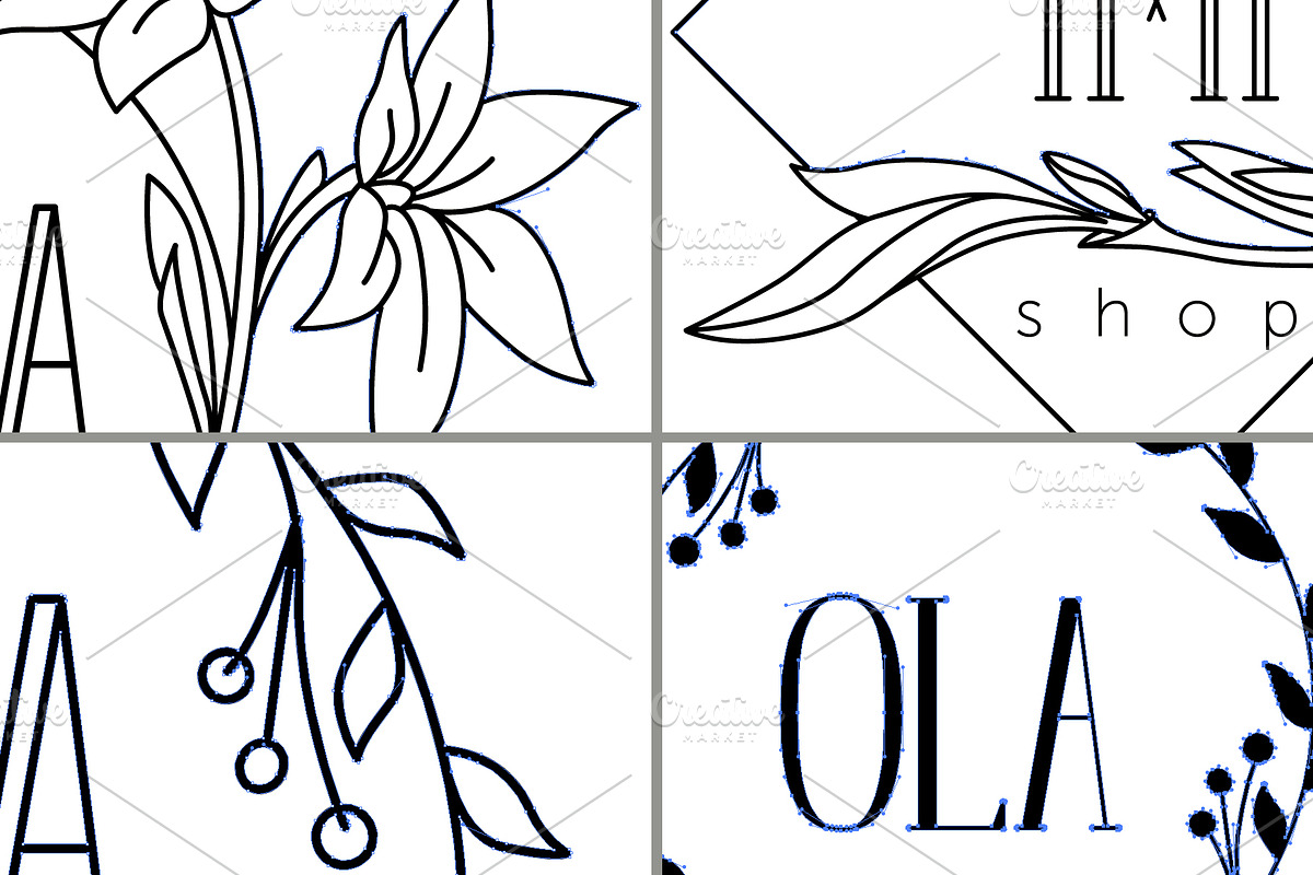 Minimalistic logo set. Logo template, a Branding & Logo Template by Ksenia Zmey (Photo 11 of 11)