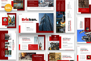 Brickan - Construction Google Slides, a Presentation Template by Fit-tee (Thumbnail 1 of 6)