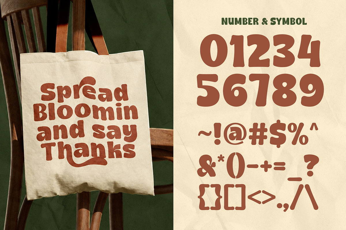 Thread Casuals - Retro Display Font, a Sans Serif Font by Inviline.co (Photo 9 of 10)