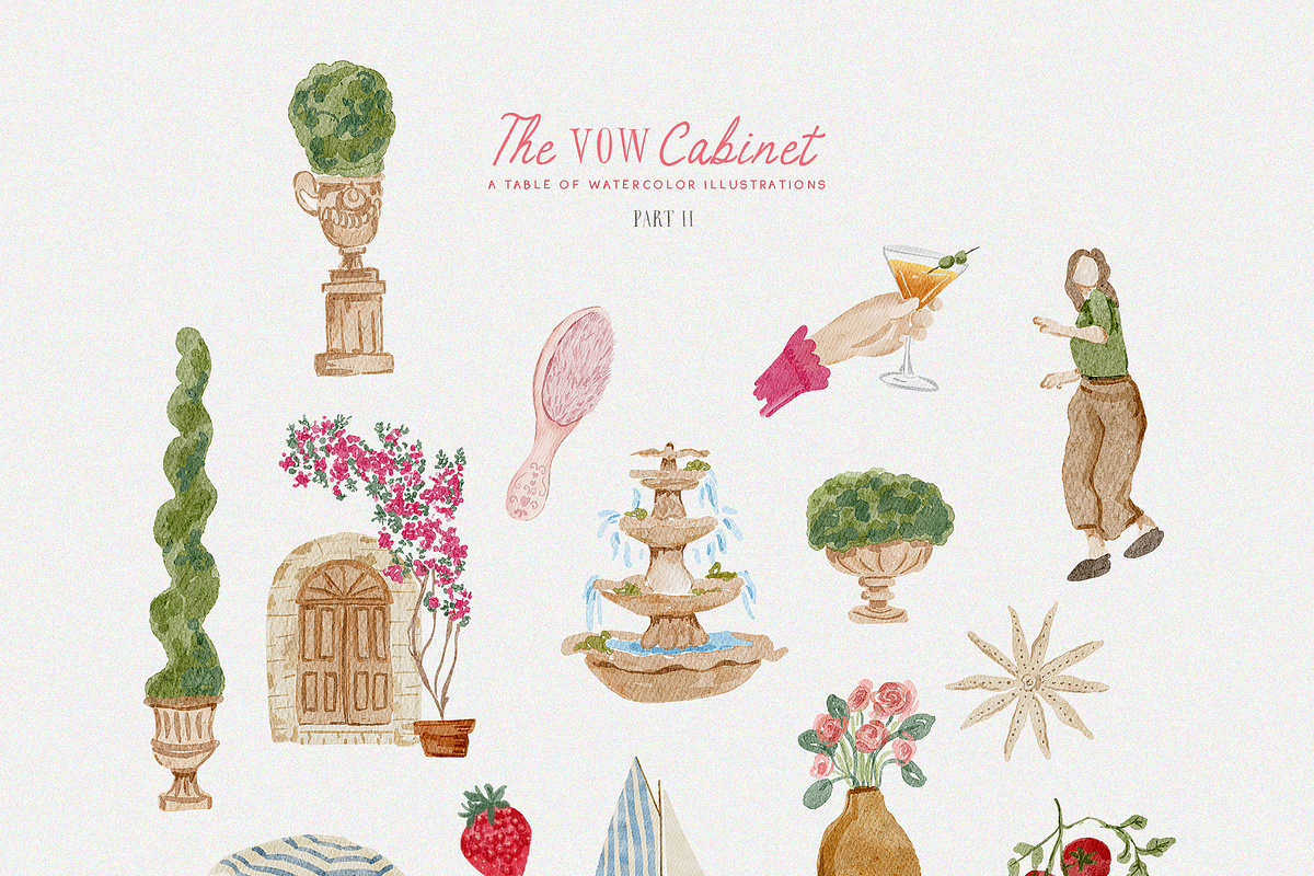 Handmade summer spring quirky icons, an Object Graphic by Grace Noboa Illustrations (Photo 15 of 16)