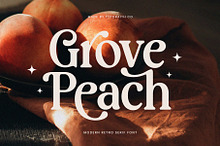 Grove Peach | Modern Retro Serif