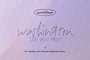 Washington Ink Pen Handwritten Font, a Script Font by Artcoast Fonts (Thumbnail 1 of 6)
