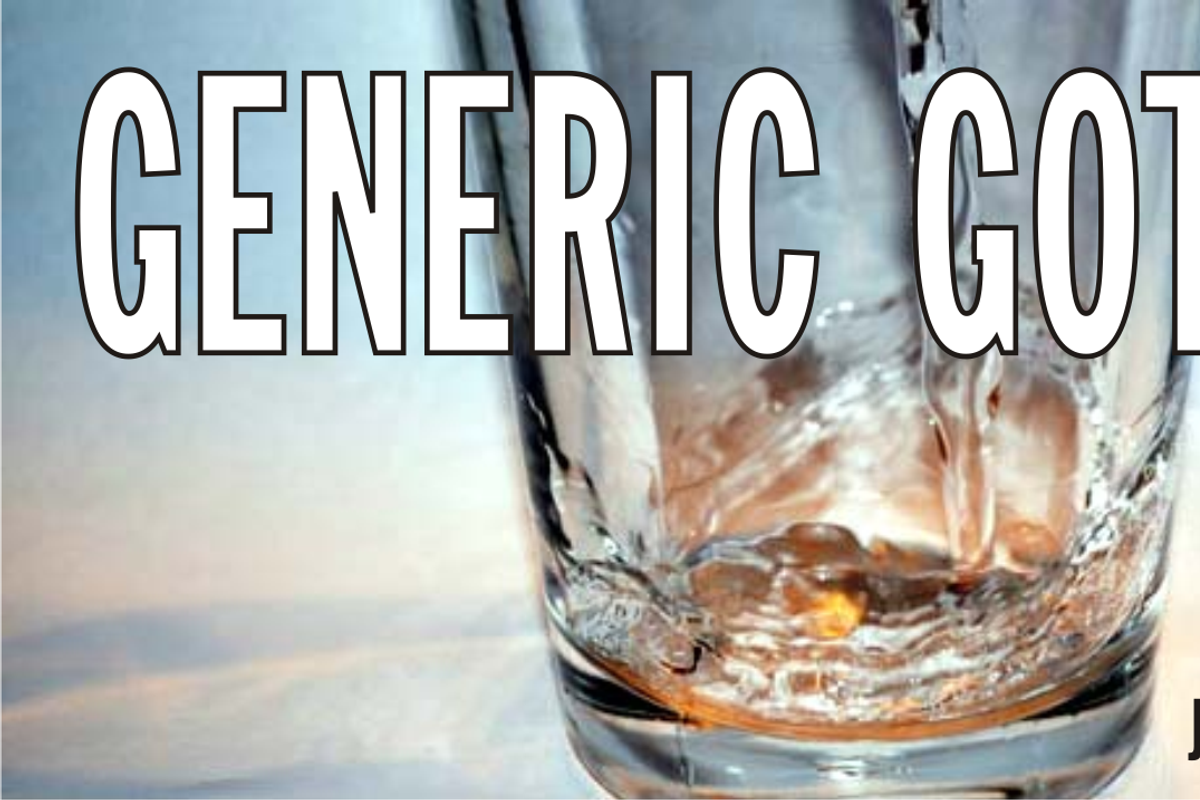 Generic Gothic JNL, a Sans Serif Font by Jeff Levine Fonts
