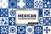Mexican Talavera Tiles Patterns Set, a Pattern Graphic by Krolja (Thumbnail 1 of 6)