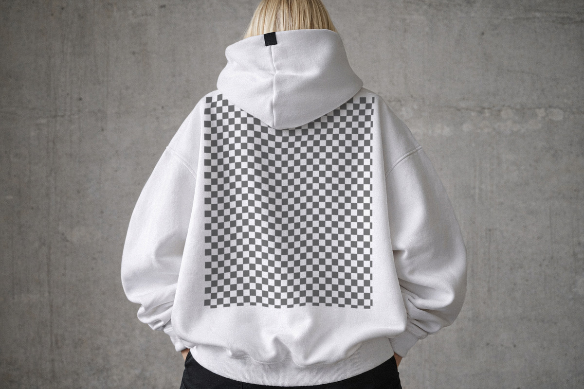 White Oversized Hoodie Mockup, a Hoody Mockup by Designer Dude (Photo 2 of 2)