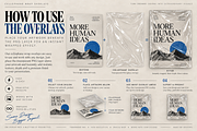 30 Transparent Plastic Wrap Overlays, a Texture Graphic by Designertale (Thumbnail 9 of 10)