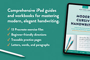 Learn Cursive Procreate Workbook Kit, a Stationery Template by Molly Suber Thorpe (Thumbnail 2 of 7)