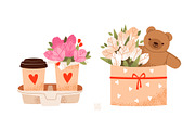 Valentine’s Day bouquets, an Object Graphic by vik.stock (Thumbnail 3 of 6)