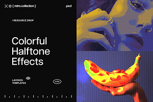 Colorful Halftone Photo Effects, a Layer Style Add-On by Design Squad