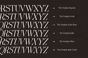 The Erupha Serif | 12 Font Files, a Serif Font by Pista Mova (Thumbnail 17 of 24)