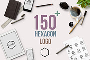 150+ Minimal Hexagon Logo Templates, a Branding & Logo Template by Sahade Studio (Thumbnail 1 of 25)