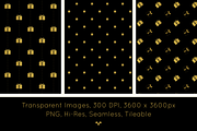 Festive Gold Patterns, a Pattern Graphic by HMJS Designs (Thumbnail 7 of 7)
