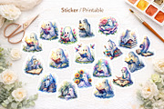 Bookworm Ghost Sublimation, an Illustration by Artnoy (Thumbnail 6 of 8)