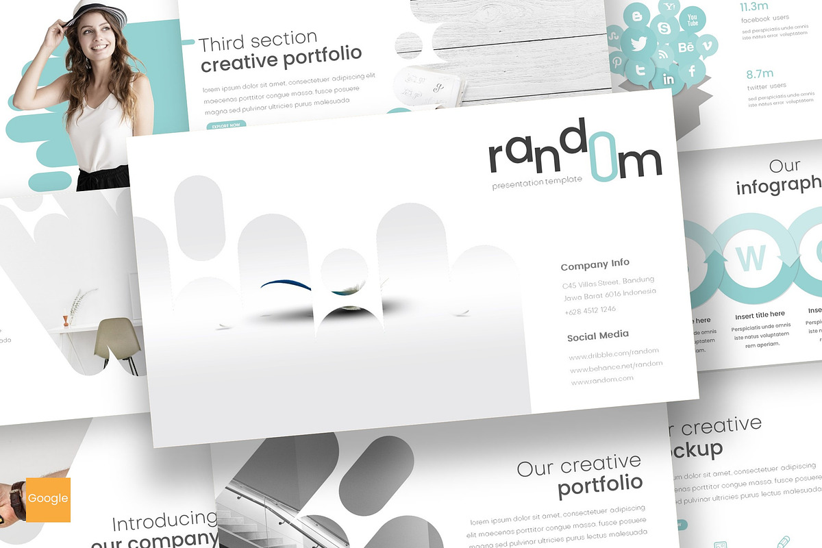 Random - Google Slides Template, a Presentation Template by inspirasign