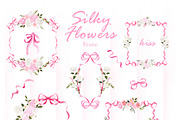 Silky Flowers. Watercolor graphic, an Object Graphic by ma_i_vi (Thumbnail 5 of 11)
