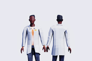 Scientist People -Rigged & Animated