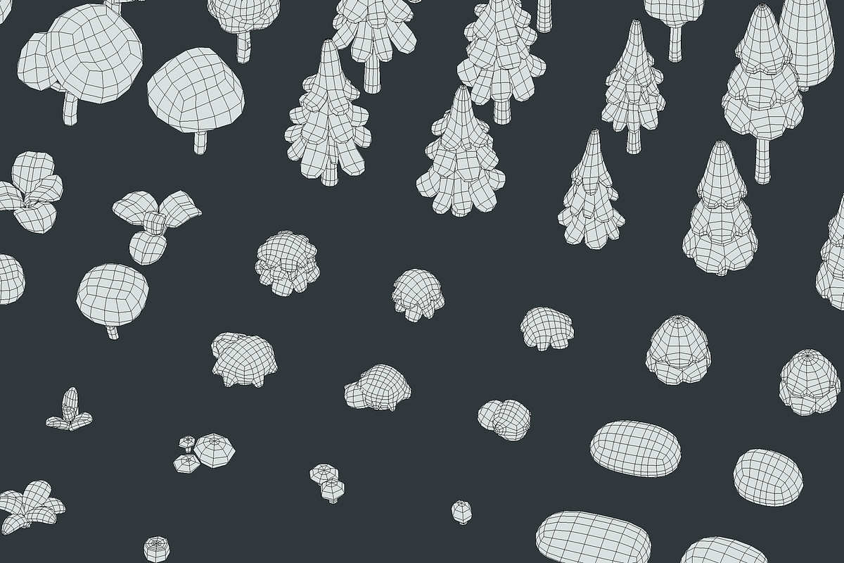 Nature Forest - Animation Asset, an Environmental 3D Model by Polydactyl (Photo 33 of 36)