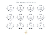 ZODIAC SIGNS LINE ART, an Object Illustration by Kate Art (Thumbnail 11 of 19)