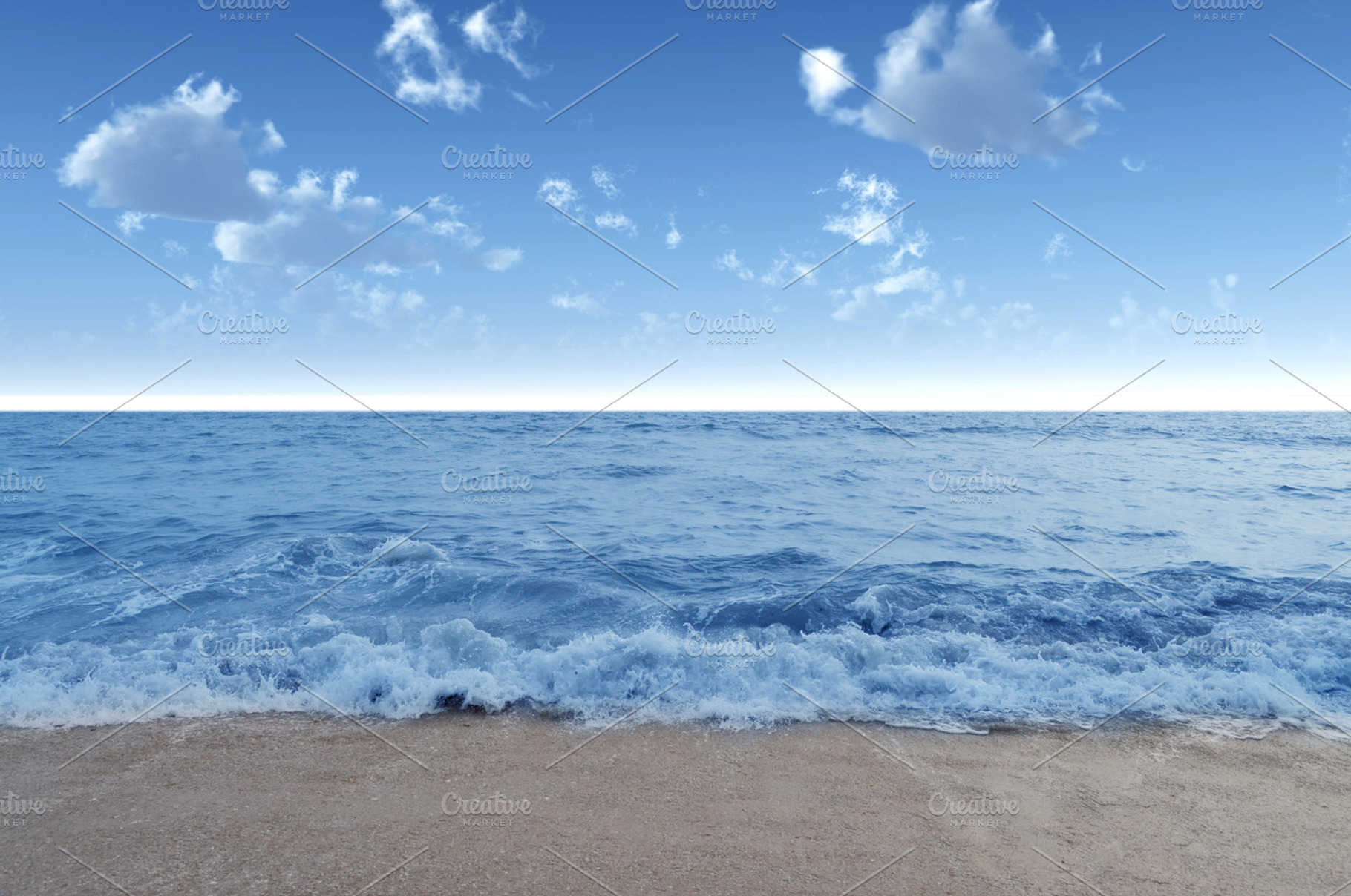 Beach Water Waves