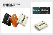 Cardboard Shipping Mailer Box Mockup, a Packaging Mockup by Ram Studio LLC (Thumbnail 3 of 14)