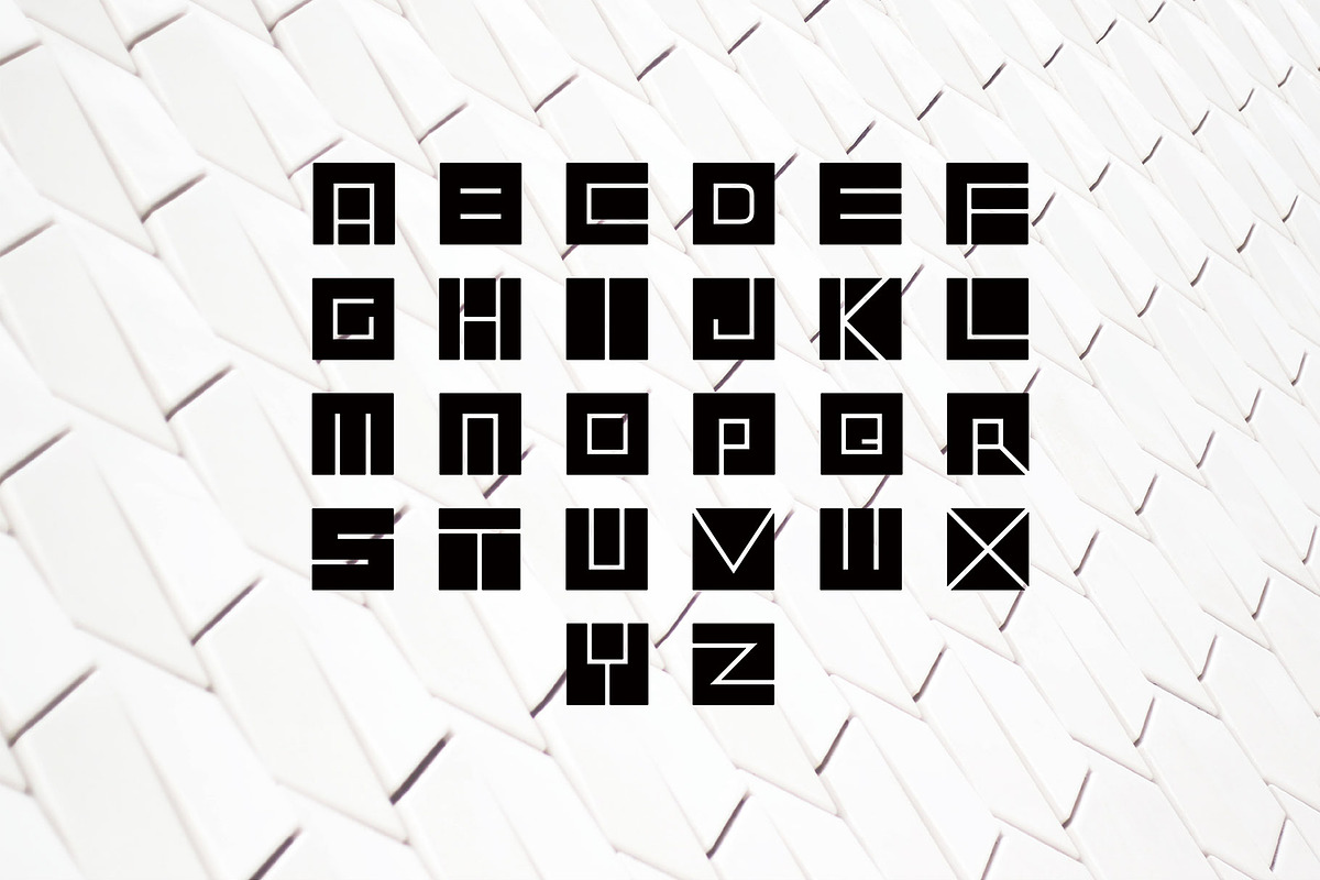 Cube-Font preview 2