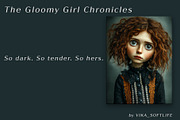 The Gloomy Girl Chronicles, a Decorative Illustration by Vika_Softlife (Thumbnail 1 of 5)