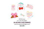 Cute Coquette Girl Aesthetic Clipart, an Object Graphic by Ruslana Lubenets (Thumbnail 3 of 15)