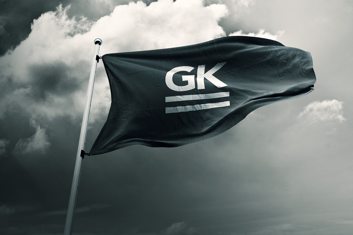 10 Realistic 3D Flag Mock Up`s v.2, a Product Mockup by GK Creative (Photo 5 of 9)