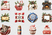 Cozy Christmas Sublimation Clipart, an Illustration by Black Bird Studio (Thumbnail 6 of 6)