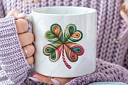 St Patrick's Day Crochet Brushstroke, an Illustration by CraftArtStudio (Thumbnail 2 of 4)