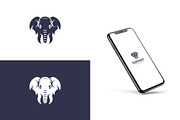 Monochrome Elephant Logo Design, a Branding & Logo Template by Artnivora.Std (Thumbnail 3 of 4)