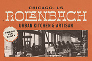 Sunset Village - Display Typeface, a Handwritten Font by Letterhend Studio (Thumbnail 2 of 9)