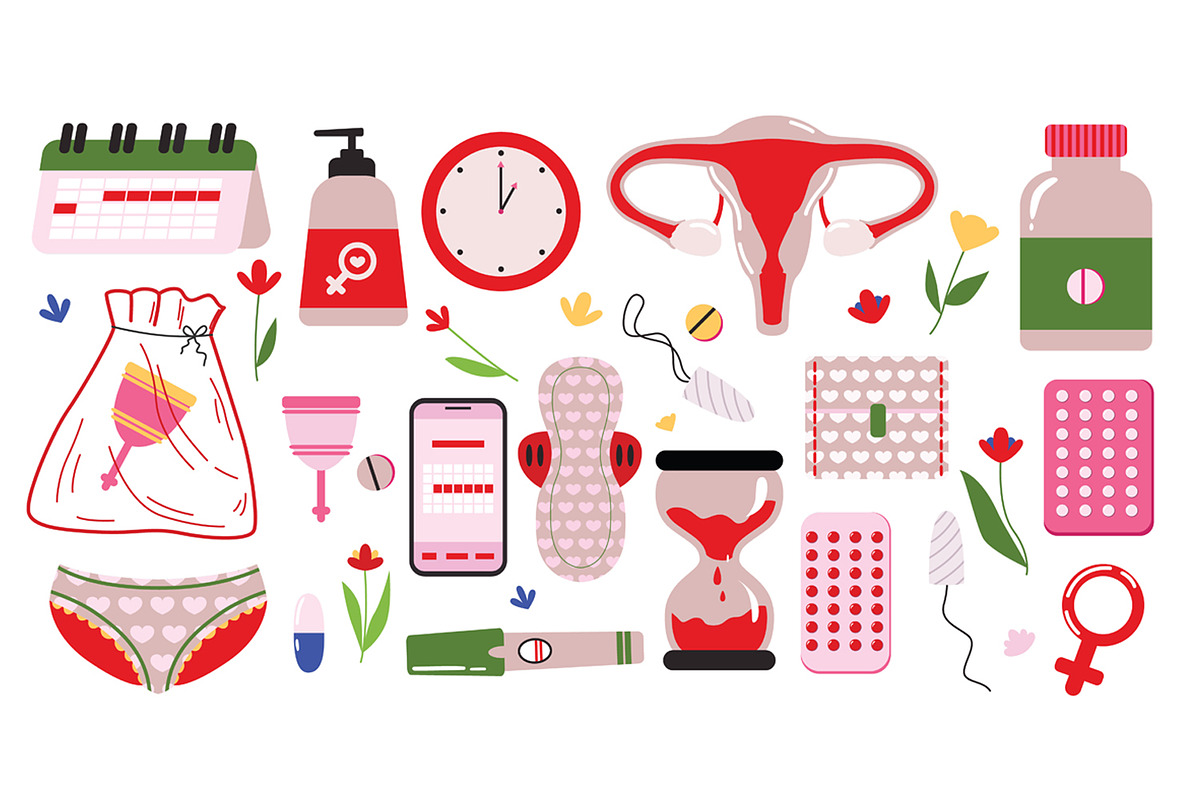 Women's Health & Menstrual Cycle, a Healthcare Illustration by the_myro (Photo 1 of 6)