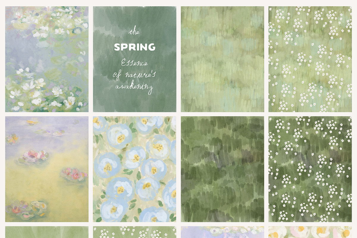Hand-Painted Spring Backgrounds, a Background Graphic by Lana Elanor (Photo 9 of 15)