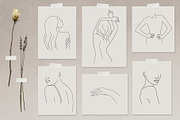 Woman Line Art Collection, a Person Illustration by mejorana (Thumbnail 2 of 10)