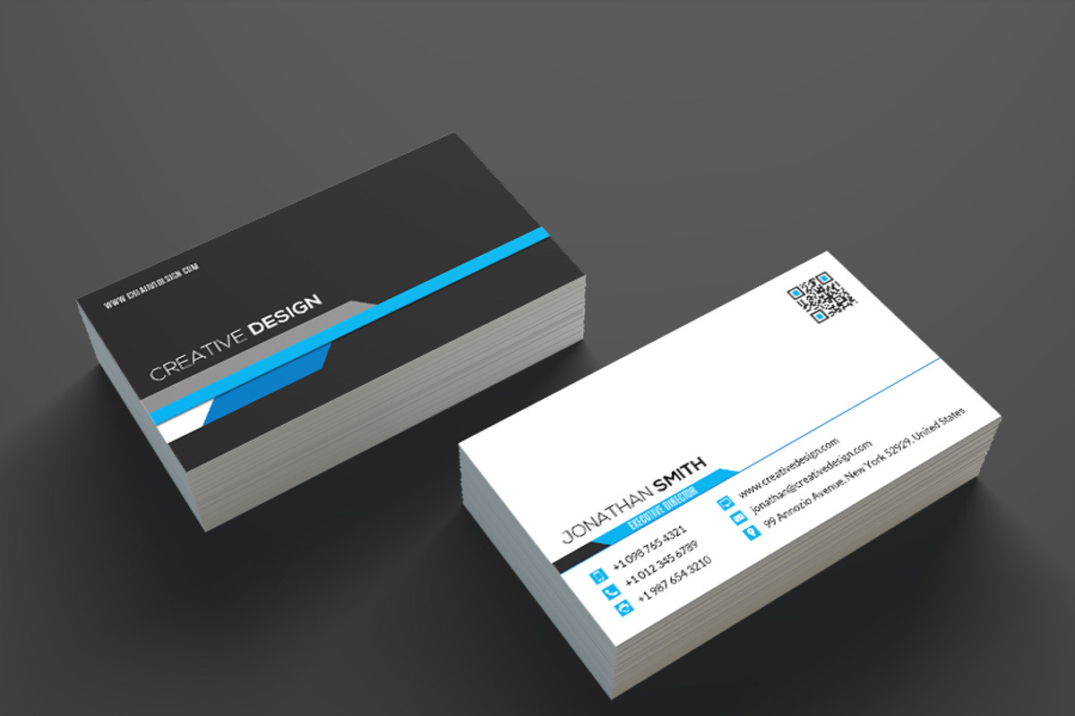 Modern Corporate Business Card SE334, a Business Card Template by annozio (Photo 1 of 4)
