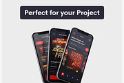 Bookz-Book Shop App UI Kit, an App Template by CreativeUI (Thumbnail 3 of 7)