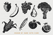 Fruit and Vegetable Illustrations, a Food Illustration by BirDIY Design (Thumbnail 2 of 10)